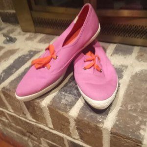 Kate Spade New York By Keds Pink Point Toe Sneakers